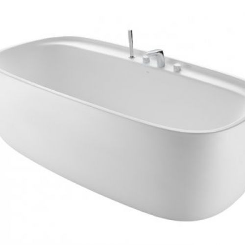 Bañera Beyond con orificios de Roca