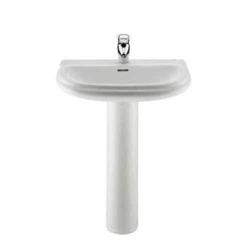 Lavabo para pedestal o mural Dama Retro de Roca